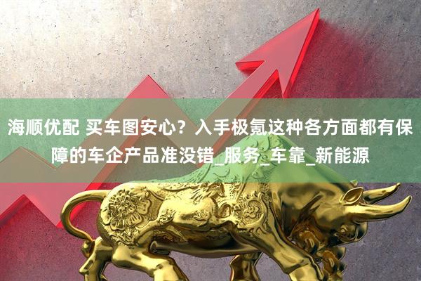 海顺优配 买车图安心？入手极氪这种各方面都有保障的车企产品准没错_服务_车靠_新能源